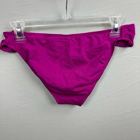 L Space Full Bottom Foxy Tab Bikini Bottom Women’s Large Bergundy - Picture 6 of 6